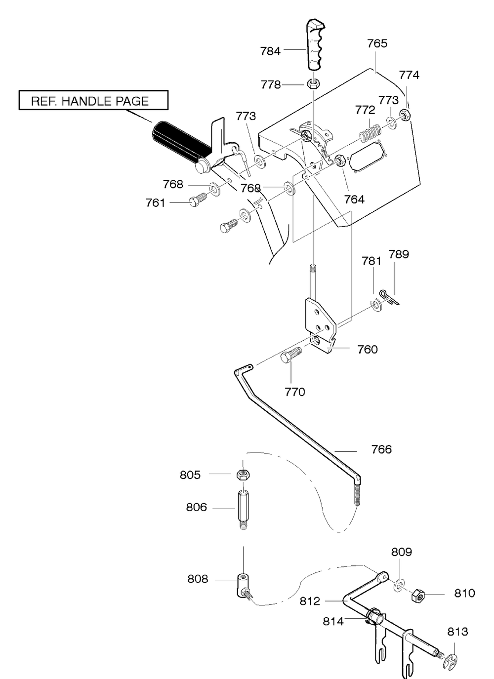 Control Panel Assembly Diagram and Parts List for 629119X31A 2004 Briggs and Stratton Snow Blower